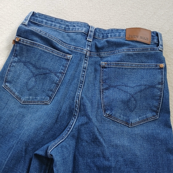 judy blue ♡ wide leg demim jeans - Picture 8 of 12